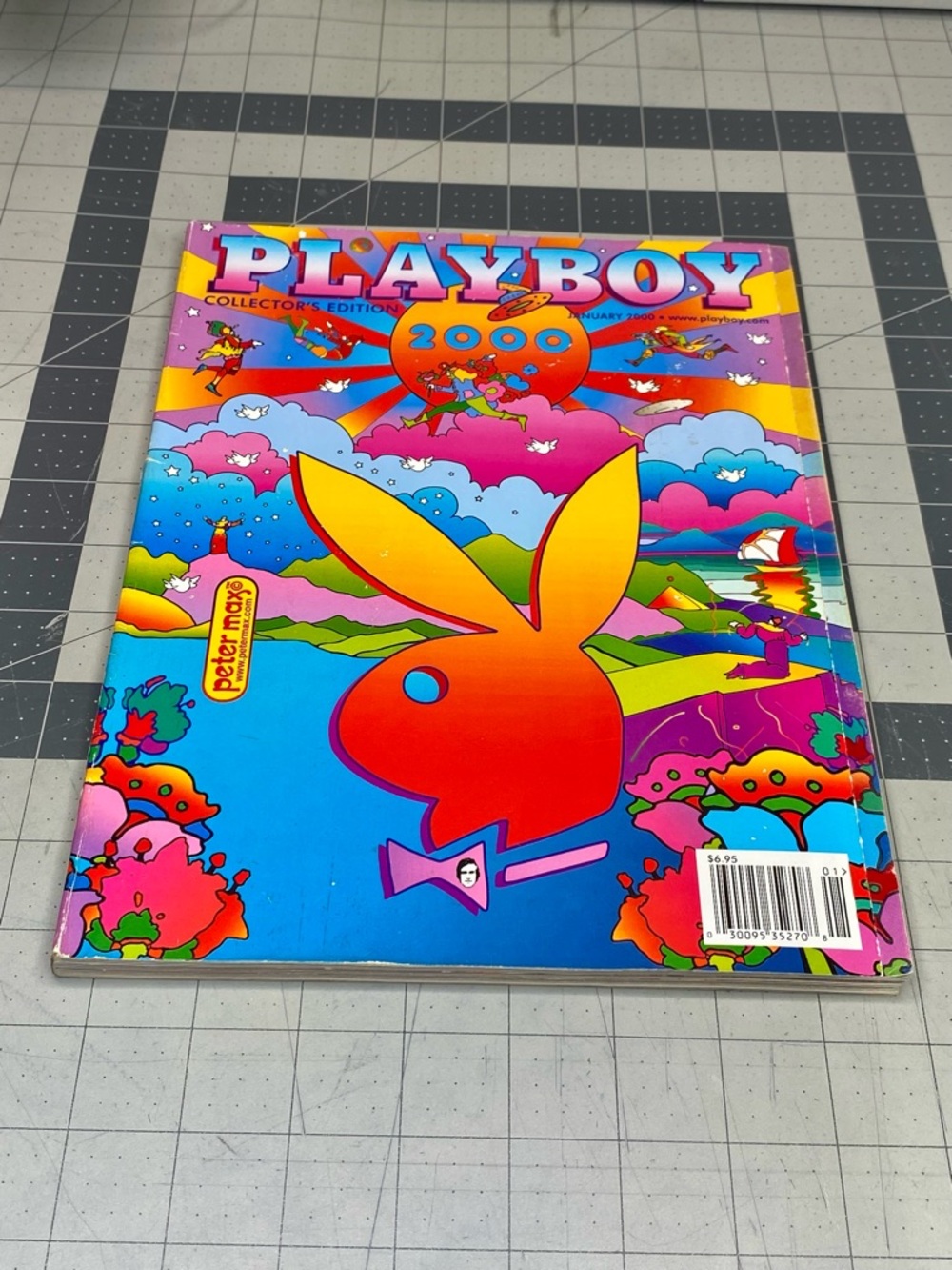 Playboy January 2000 Collector's Edition Peter Max Art Cover